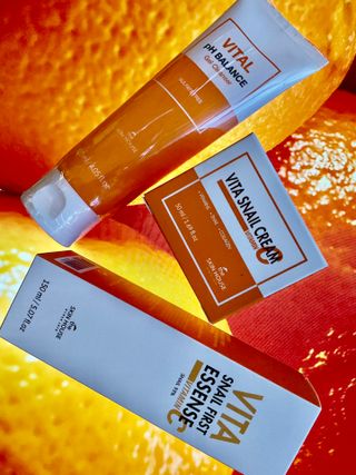Vita Snail Trio Set [First Essence, Cream, Gel Cleanser] — 5점을 준 리뷰어가 2021년 8월 올린 사용 사진