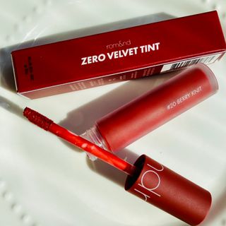 rom&amp;nd ZERO VELVET TINT가을 니트 BERRY KNIT — 5점을 준 리뷰어가 2021년 9월 올린 사용 사진