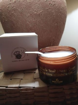 [THE SKIN HOUSE] Wrinkle Snail System Cream 100ml — 5점을 준 리뷰어가 2022년 2월 올린 사용 사진