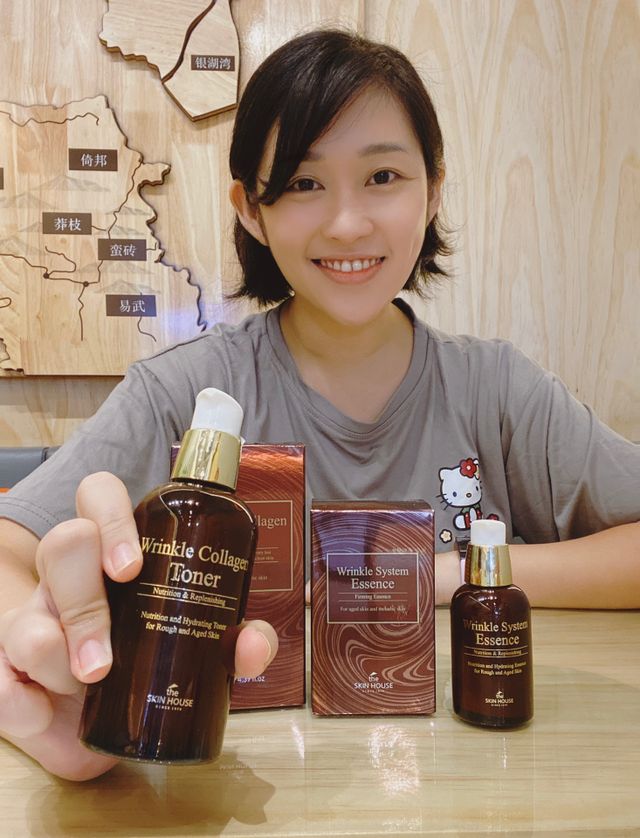 Wrinkle Collagen Toner + Wrinkle System Essence 리뷰 사진