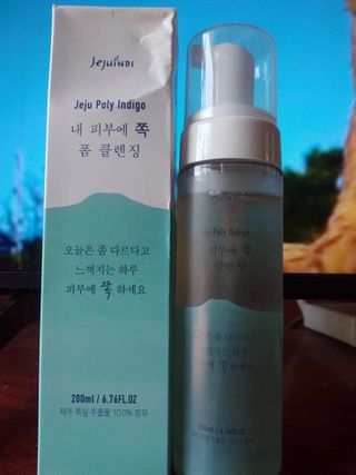제주인디 폴리인디고 내 피부에 쪽 폼클렌징 — 5점을 준 리뷰어가 2021년 9월 올린 사용 사진