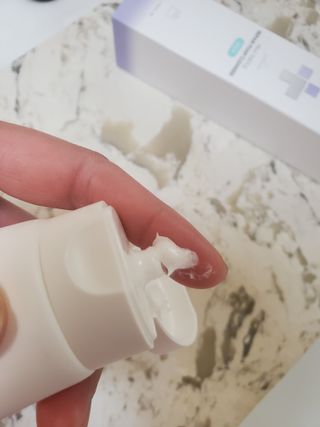 바노바기 코스메틱 바노바기 밀크씨슬 리페어 시카 폼 클렌저 플러스 120ml + 선스크린 플러스 50ml — 5점을 준 리뷰어가 2023년 8월 올린 사용 사진