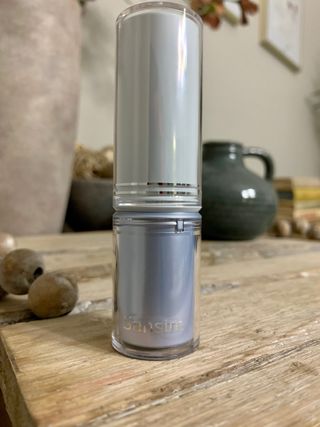 산심 명연수 멀티 스틱 밤 0.38oz 수분 스틱 집중 주름 케어 — 5점을 준 리뷰어가 2023년 4월 올린 사용 사진