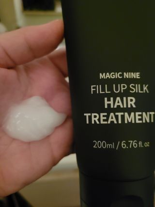 나인레스 매지나인 필 업 실크 트리트먼트 200ml 6.76 fl. 온스 유형에 남겨 — 5점을 준 리뷰어가 2022년 1월 올린 사용 사진