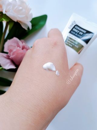 [Coxir] Ceramide Daily UV Sun Block — 4점을 준 리뷰어가 2022년 7월 올린 사용 사진