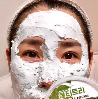 투비어레이디 젤리팩 25g /6종 중 랜덤3종 발송/ 도구가 필요없는 피부관리끝판왕 모델링팩 — 5점을 준 리뷰어가 2021년 5월 올린 사용 사진