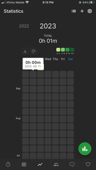 도트타이머 Metaverse time management app, Dote Timer ⏲️ 1 premium lifetime pass, 10 one-year subscriptions — 5점을 준 리뷰어가 2023년 9월 올린 사용 사진