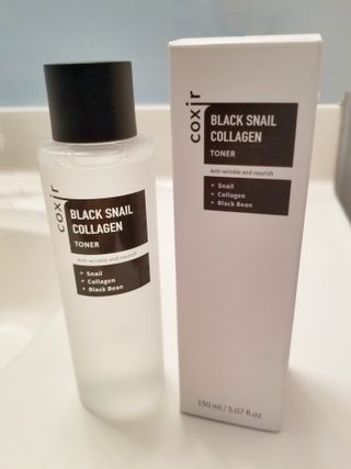 [Coxir] Black Snail Collagen Toner — 5점을 준 리뷰어가 2021년 12월 올린 사용 사진