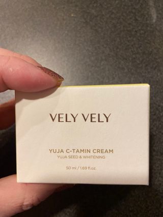 VELY VELY Yuja C-tamin Cream — 5점을 준 리뷰어가 2021년 4월 올린 사용 사진