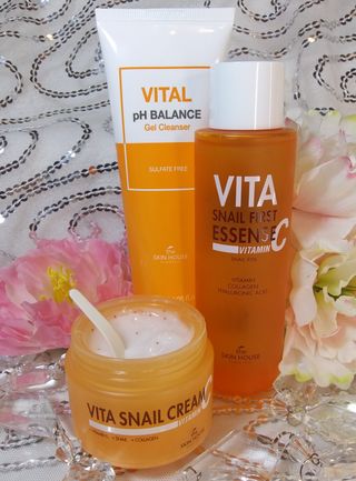 Vita Snail Trio Set [First Essence, Cream, Gel Cleanser] — 5점을 준 리뷰어가 2021년 9월 올린 사용 사진