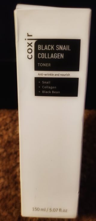 [Coxir] Black Snail Collagen Toner — 5점을 준 리뷰어가 2021년 12월 올린 사용 사진
