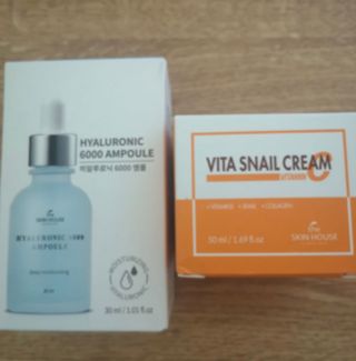 Vita Snail Cream + Hyaluronic 6000 ampoule — 4.5점을 준 리뷰어가 2021년 8월 올린 사용 사진