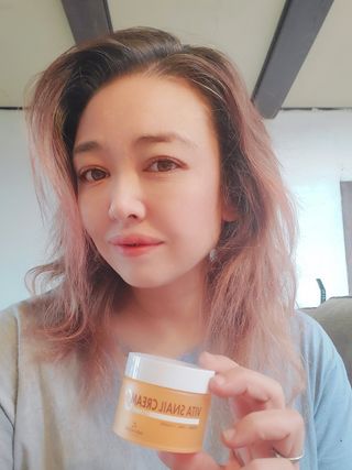 [THE SKIN HOUSE] Vita Snail Cream — 5점을 준 리뷰어가 2022년 3월 올린 사용 사진