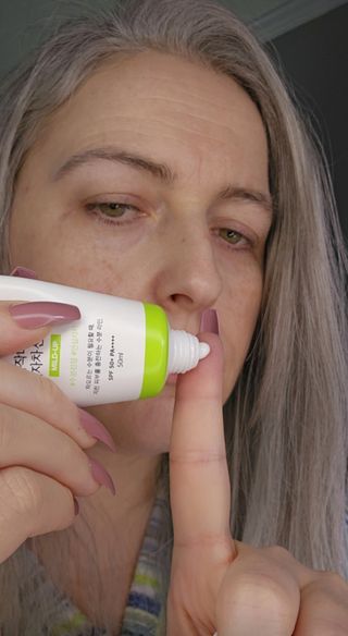 Round Lab Birch Juice Moisturizing Sunscreen — 4.5점을 준 리뷰어가 2024년 6월 올린 사용 사진