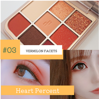 하트퍼센트 Heart Percent Dote on Mood Eye Palette VERMILION FACET — 5점을 준 리뷰어가 2021년 11월 올린 사용 사진