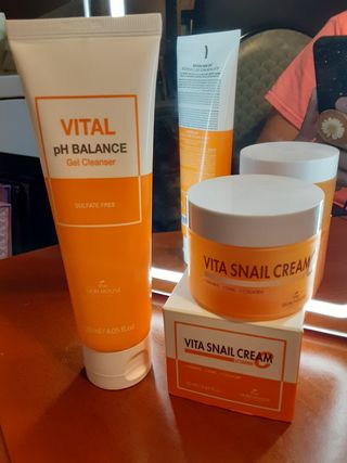 Vita Snail Cream + Vital PH Gel Cleanser — 5점을 준 리뷰어가 2021년 10월 올린 사용 사진