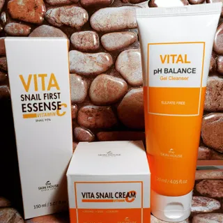 Vita Snail Trio Set [First Essence, Cream, Gel Cleanser] — 5점을 준 리뷰어가 2021년 9월 올린 사용 사진