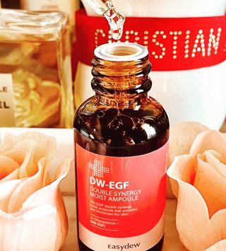 이지듀 이지 듀 DW-EGF 더블 시너지 모이스트 / 퍼밍 앰플 — 5점을 준 리뷰어가 2021년 3월 올린 사용 사진