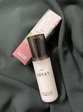 더 퓨어 로터스 제주 식물 선크림 / 제주 연잎 &amp; 동백 미스트 / 순수한 연꽃 어메니티 세트 — 5점을 준 리뷰어가 2022년 7월 올린 사용 사진