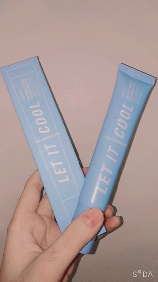 제주인디 렛잇쿨 폴리인디고 진정 리파인 크림 — 4.5점을 준 리뷰어가 2021년 6월 올린 사용 사진
