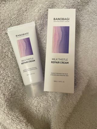 바노바기 코스메틱 바노바기 밀크 씨슬 리페어 크림 50ml — 5점을 준 리뷰어가 2023년 3월 올린 사용 사진
