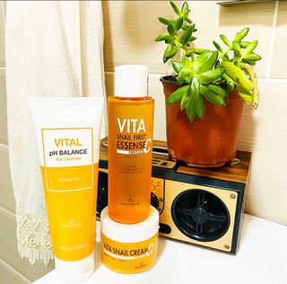 Vita Snail Trio Set [First Essence, Cream, Gel Cleanser] — 5점을 준 리뷰어가 2021년 9월 올린 사용 사진