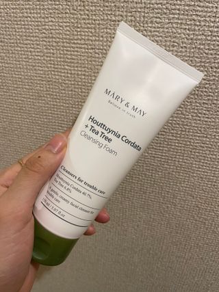 마리엔메이 센서티브 수딩 젤 크림 + 어성초 티트리 추출물 세럼 + 어성초 티트리 모공 클렌징 폼 - 일본어 — 5점을 준 리뷰어가 2021년 9월 올린 사용 사진
