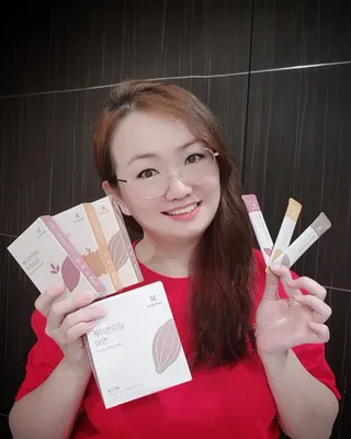 [쿠누트라] K・ENZYME 아연 카카오/3gx30 파우더 스틱 — 5점을 준 리뷰어가 2023년 2월 올린 사용 사진