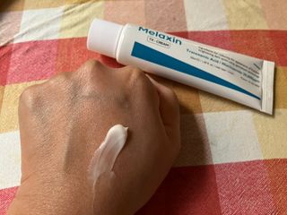 Melaxin 멜락신 TX 크림 50ml — 5점을 준 리뷰어가 2022년 9월 올린 사용 사진