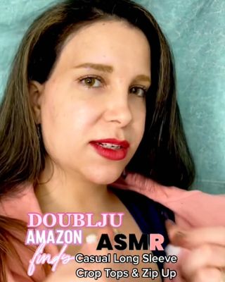 DOUBLJU Womens 캐주얼 긴팔 자르기 탑 지퍼 업 후드 티 스웨터 플러스 사이즈 — 5점을 준 리뷰어가 2022년 12월 올린 사용 사진
