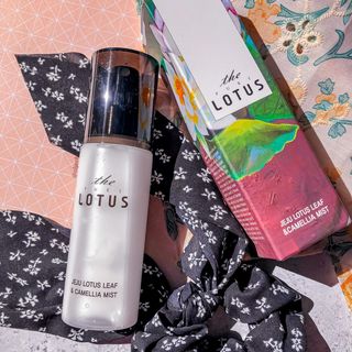 더 퓨어 로터스 제주 식물 선크림 / 제주 연잎 &amp; 동백 미스트 / 순수한 연꽃 어메니티 세트 — 5점을 준 리뷰어가 2022년 10월 올린 사용 사진