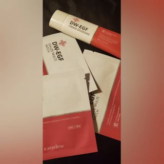 이지듀 이지 듀 DW-EGF 크림 다이브 솜 / 거즈 멀티 패치 — 2.5점을 준 리뷰어가 2021년 2월 올린 사용 사진