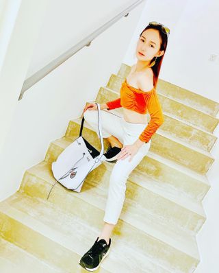 [캔마트]Perfect Pants40verSummer 면 MA05137 Ivory / Black A 쇼트 타입 / B 롱 타입 — 5점을 준 리뷰어가 2021년 8월 올린 사용 사진