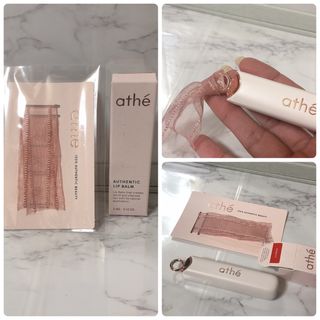 ATHE AUTHENTIC AIRY LIP BALM / 비건립밤 / 어센틱립밤 / 에어리립밤 (수정 요청) — 4점을 준 리뷰어가 2022년 8월 올린 사용 사진