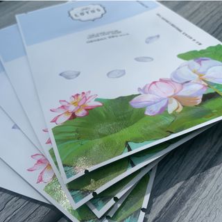 제주 보태니컬 선크림/더 퓨어 로터스 어메니티 세트/연꽃잎 마스크 - 진정 — 5점을 준 리뷰어가 2022년 8월 올린 사용 사진