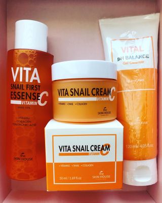 Vita Snail Trio Set [First Essence, Cream, Gel Cleanser] — 4점을 준 리뷰어가 2021년 9월 올린 사용 사진