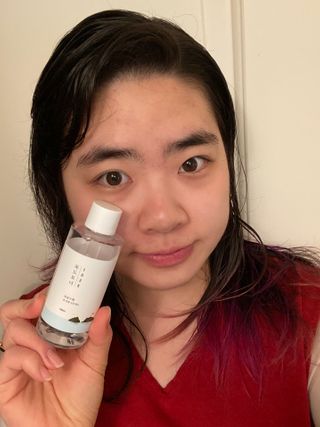 라운드 랩 1025 독도 토너 100ml — 5점을 준 리뷰어가 2021년 2월 올린 사용 사진