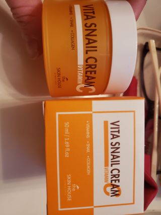 [THE SKIN HOUSE] Vita Snail Cream — 5점을 준 리뷰어가 2022년 4월 올린 사용 사진
