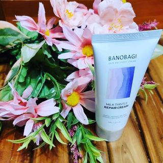 바노바기 코스메틱 바노바기 밀크 씨슬 리페어 크림 50ml — 5점을 준 리뷰어가 2023년 7월 올린 사용 사진