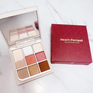 하트퍼센트 Heart Percent Dote on Mood Eye Palette CHERRY-LIKE FACETS — 5점을 준 리뷰어가 2021년 10월 올린 사용 사진