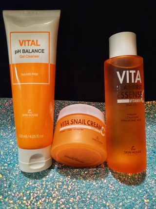 Vita Snail Trio Set [First Essence, Cream, Gel Cleanser] — 5점을 준 리뷰어가 2021년 9월 올린 사용 사진