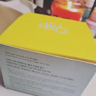 오어스 마일드 카밍 순진 비건 토너 패드 포 페이스 모이스처라이징 &amp; 수딩 — 5점을 준 리뷰어가 2023년 2월 올린 사용 사진