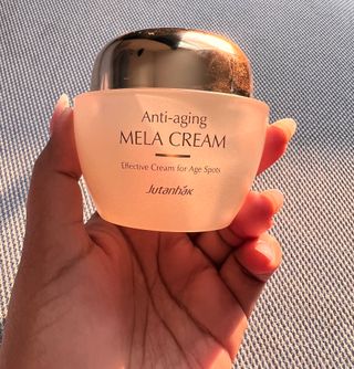 Jutanhak 안티에이징 멜라 크림 50ml / 1.69oz 잡티 &amp; 다크 스팟 케어 하이드레이팅 크림 — 5점을 준 리뷰어가 2023년 7월 올린 사용 사진