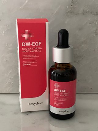 이지듀 이지 듀 DW-EGF 더블 시너지 모이스트 / 퍼밍 앰플 — 5점을 준 리뷰어가 2021년 3월 올린 사용 사진