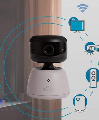 온습도 모니터와 스마트 리모컨이 탑재된 EGLOO cam S4 1080P Wi-Fi 스마트 카메라 — 5점을 준 리뷰어가 2021년 9월 올린 사용 사진