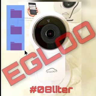 온습도 모니터와 스마트 리모컨이 탑재된 EGLOO cam S4 1080P Wi-Fi 스마트 카메라 — 4.5점을 준 리뷰어가 2021년 6월 올린 사용 사진