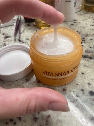 Vita Snail Cream + Hyaluronic 6000 ampoule — 4점을 준 리뷰어가 2021년 8월 올린 사용 사진