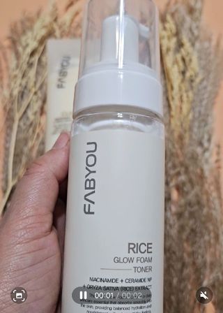 페브유 / FABYOU 광채피부 세트 라이스 마스크 클렌저 6.76 fl.oz + 라이스 글로우 폼 토너 5.07 fl.oz — 5점을 준 리뷰어가 2025년 1월 올린 사용 사진
