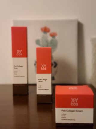 Pink Collagen Line [Toner, Serum, Cream] — 4점을 준 리뷰어가 2021년 10월 올린 사용 사진