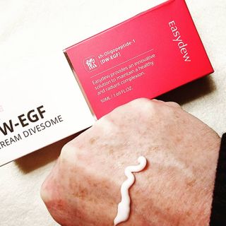 이지듀 이지 듀 DW-EGF 크림 다이브 솜 / 거즈 멀티 패치 — 5점을 준 리뷰어가 2021년 2월 올린 사용 사진